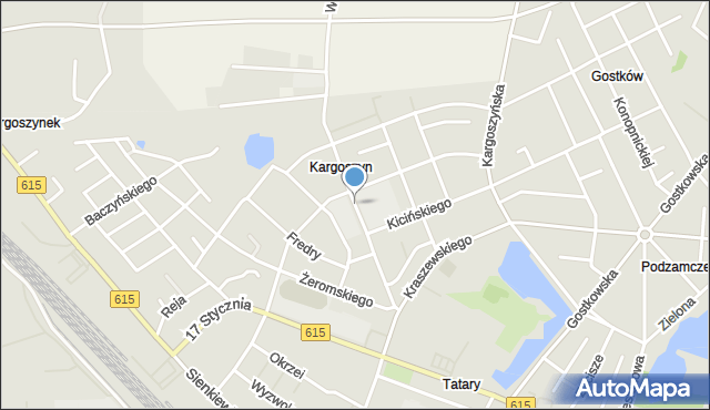 Ciechanów, Wyspiańskiego Stanisława, mapa Ciechanów