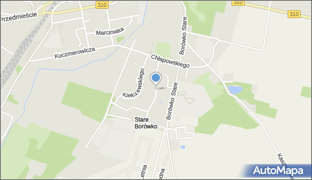 Czempiń, Wybickiego Józefa, gen., mapa Czempiń
