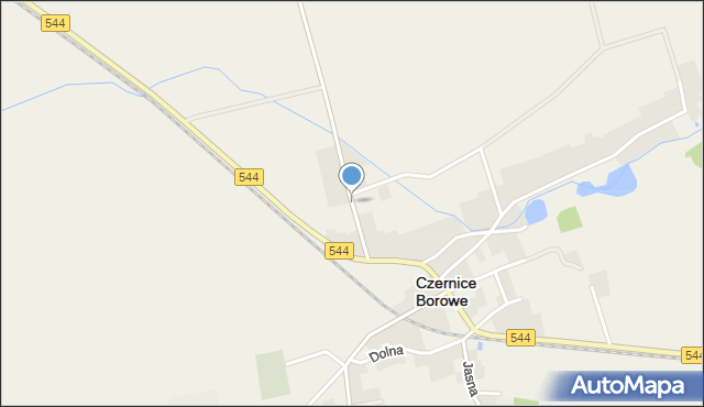 Czernice Borowe, Wyspiańskiego Stanisława, mapa Czernice Borowe