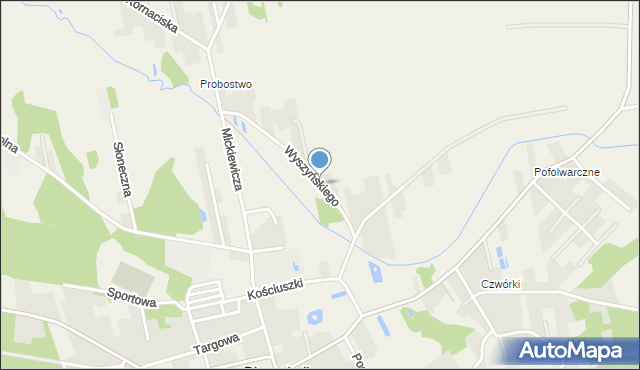 Długosiodło, Wyszyńskiego Stefana, ks. kard., mapa Długosiodło