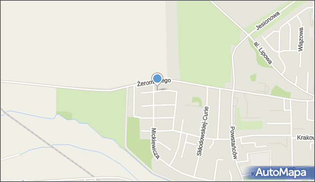 Głubczyce, Wyspiańskiego Stanisława, mapa Głubczyce