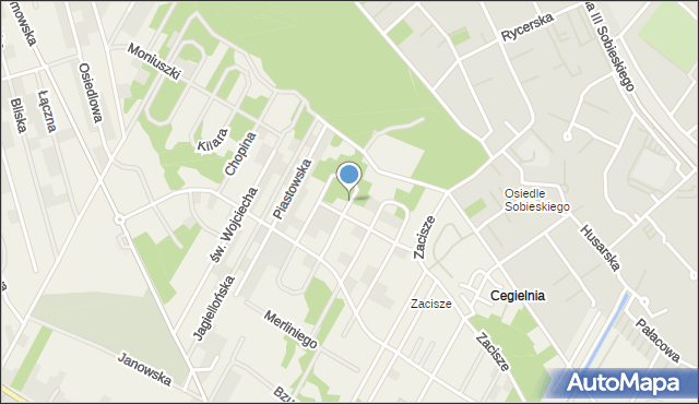 Jabłonna powiat legionowski, Wyspiańskiego Stanisława, mapa Jabłonna powiat legionowski