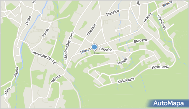 Karpacz, Wyspiańskiego Stanisława, mapa Karpacz