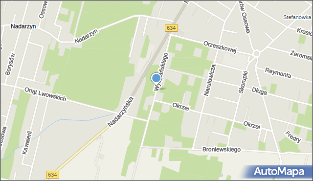 Kobyłka, Wyspiańskiego Stanisława, mapa Kobyłka