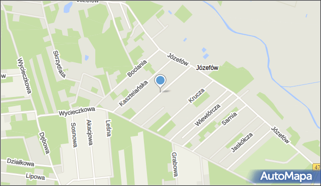 Konstantynów Łódzki, Wypoczynkowa, mapa Konstantynów Łódzki