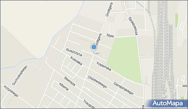Leszno, Wyczółkowskiego Leona, mapa Leszno