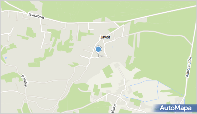 Libiąż, Wysoka, mapa Libiąż