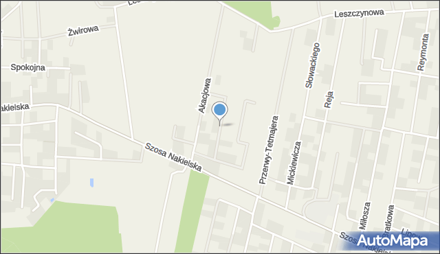 Łochowo, Wyspiańskiego Stanisława, mapa Łochowo