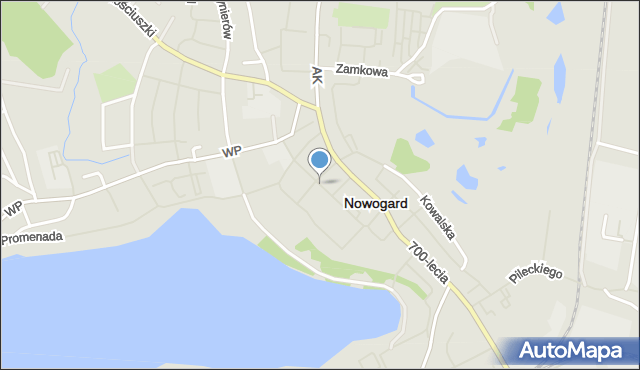 Nowogard, Wyszyńskiego Stefana, ks. kard., mapa Nowogard