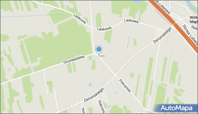 Otwock, Wyszyńskiego Stefana, ks. kard., mapa Otwock