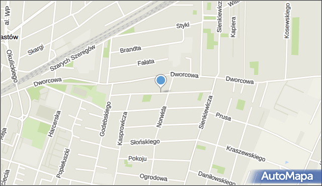 Piastów powiat pruszkowski, Wyspiańskiego Stanisława, mapa Piastów powiat pruszkowski