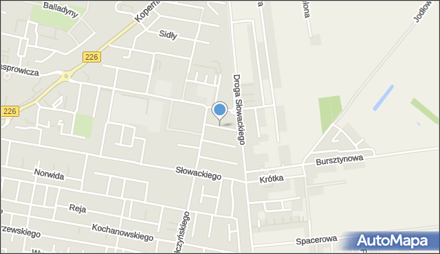 Pruszcz Gdański, Wysockiego Piotra, mapa Pruszcz Gdański