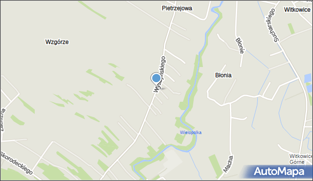 Ropczyce, Wyszyńskiego Stefana, ks. kard., mapa Ropczyce
