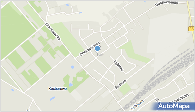 Starogard Gdański, Wyszyńskiego Stefana, ks. kard., mapa Starogard Gdański