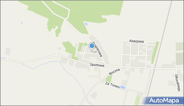 Subkowy, Wyszyńskiego Stefana, ks. kard., mapa Subkowy