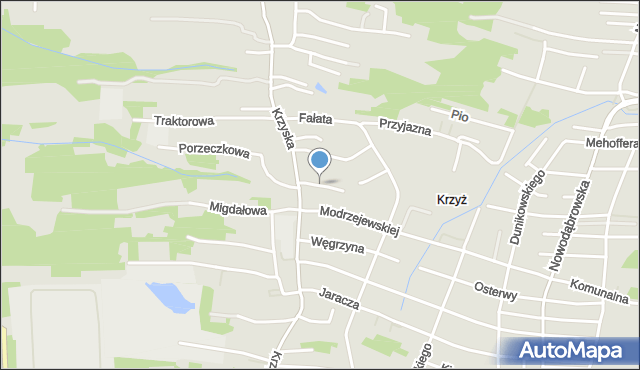 Tarnów, Wyczółkowskiego Leona, mapa Tarnów