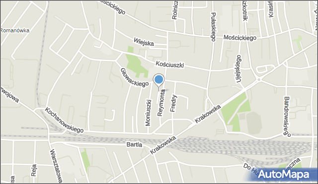 Tarnów, Wyspiańskiego Stanisława, mapa Tarnów
