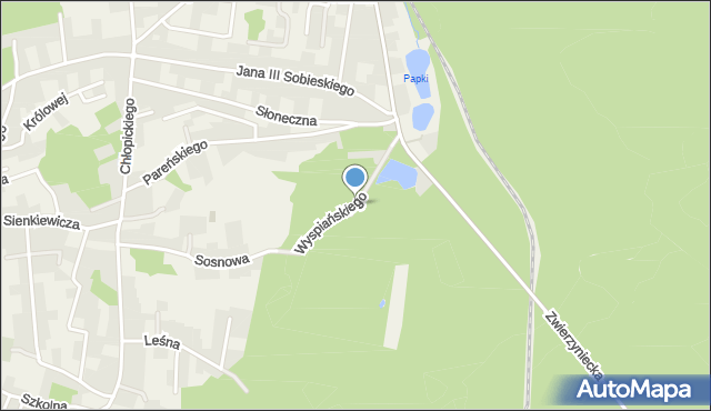 Tenczynek, Wyspiańskiego Stanisława, mapa Tenczynek