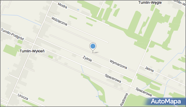 Tumlin-Wykień, Wymarzona, mapa Tumlin-Wykień