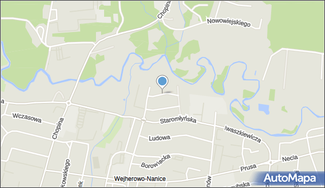 Wejherowo, Wyspiańskiego Stanisława, mapa Wejherowo