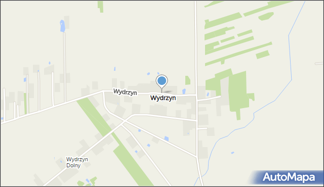 Wydrzyn gmina Łask, Wydrzyn, mapa Wydrzyn gmina Łask