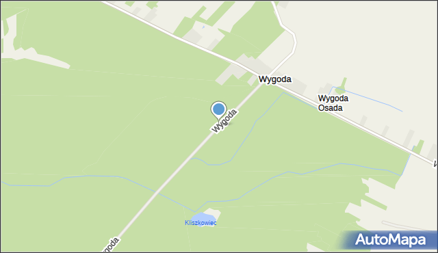 Wygoda gmina Jędrzejów, Wygoda, mapa Wygoda gmina Jędrzejów