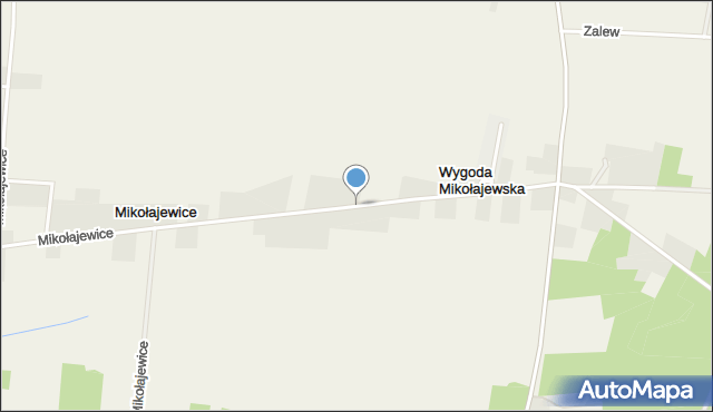 Wygoda Mikołajewska, Wygoda Mikołajewska, mapa Wygoda Mikołajewska