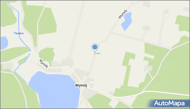 Wymój, Wymój, mapa Wymój