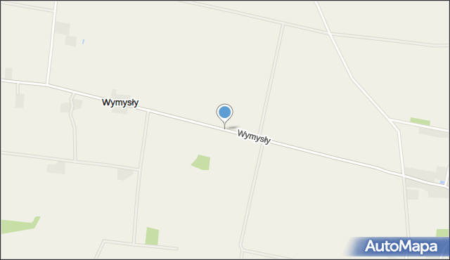 Wymysły gmina Sabnie, Wymysły, mapa Wymysły gmina Sabnie