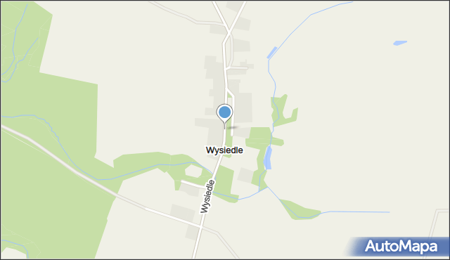 Wysiedle, Wysiedle, mapa Wysiedle