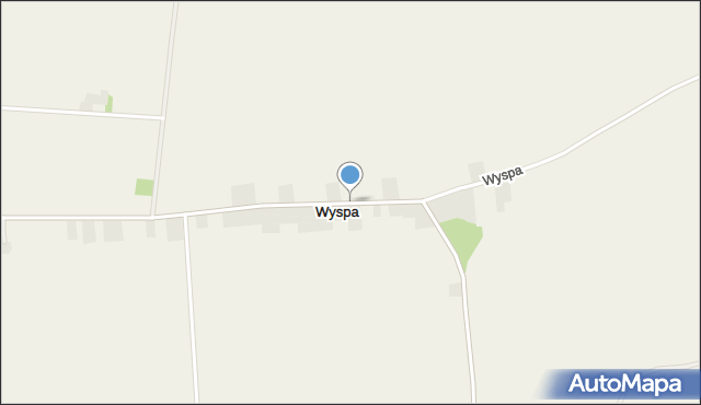 Wyspa gmina Zawichost, Wyspa, mapa Wyspa gmina Zawichost