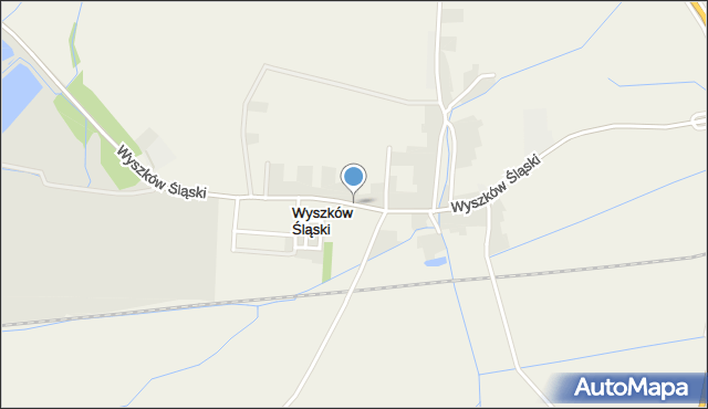Wyszków Śląski, Wyszków Śląski, mapa Wyszków Śląski