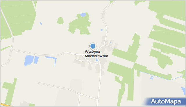 Wyszyna Machorowska, Wyszyna Machorowska, mapa Wyszyna Machorowska