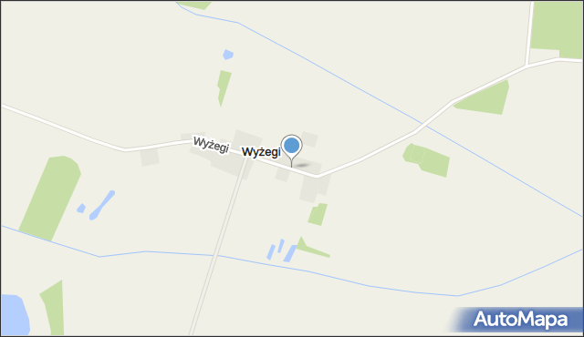 Wyżegi, Wyżegi, mapa Wyżegi