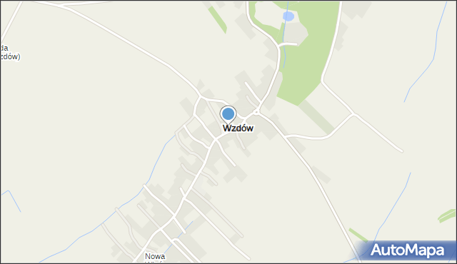 Wzdów, Wzdów, mapa Wzdów