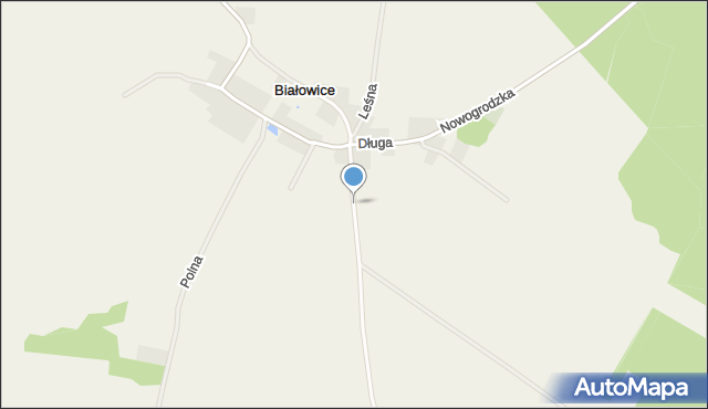 Białowice, Żarska, mapa Białowice