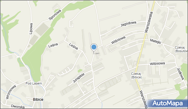 Bibice, Zagaje, mapa Bibice