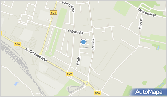 Elbląg, Zagłoby Jana Onufrego, mapa Elbląga