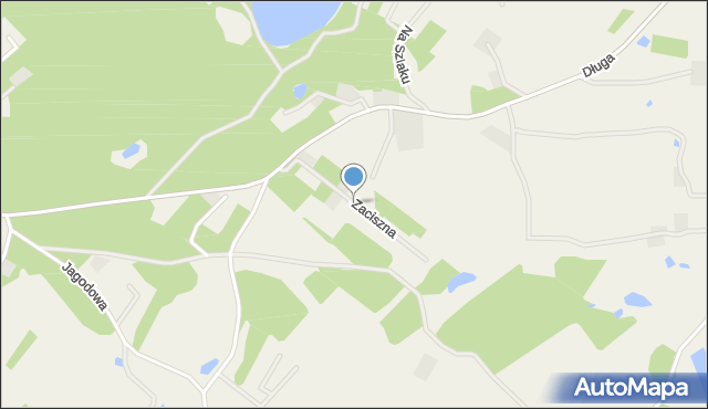 Gołubie, Zaciszna, mapa Gołubie