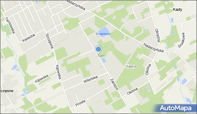Grodzisk Mazowiecki, Zacisze, mapa Grodzisk Mazowiecki
