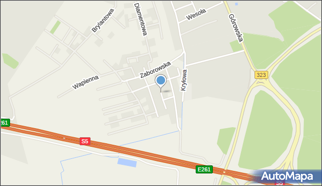 Henrykowo gmina Święciechowa, Zaborowska, mapa Henrykowo gmina Święciechowa