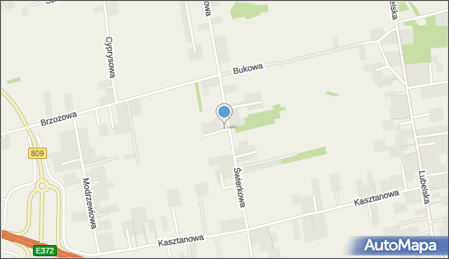 Jakubowice Konińskie, Zawilcowa, mapa Jakubowice Konińskie