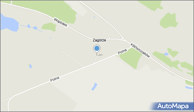 Jastrowie, Zagórze, mapa Jastrowie