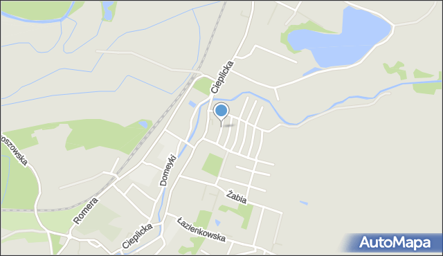 Jelenia Góra, Zapolskiej Gabrieli, mapa Jelenia Góra