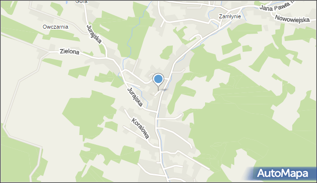 Karniowice gmina Trzebinia, Zacisze, mapa Karniowice gmina Trzebinia