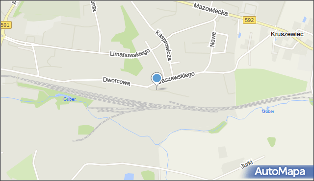 Kętrzyn, Zatorze, mapa Kętrzyn