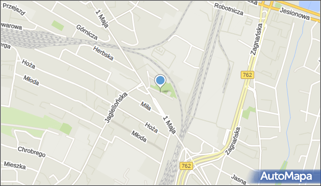 Kielce, Zamość, mapa Kielc