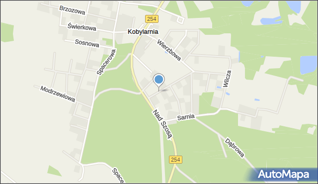 Kobylarnia gmina Nowa Wieś Wielka, Zajęcza, mapa Kobylarnia gmina Nowa Wieś Wielka