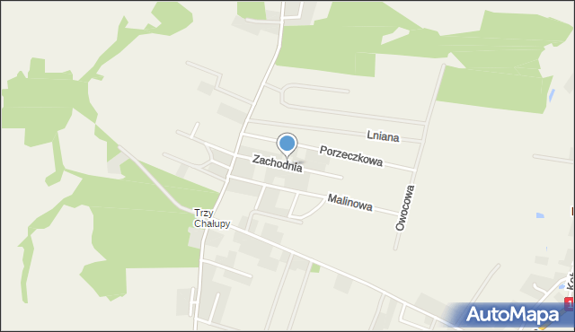 Kobylice gmina Trzebnica, Zachodnia, mapa Kobylice gmina Trzebnica