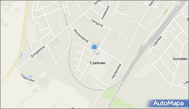 Kościan, Zawadzkiego-Zośki Tadeusza, mapa Kościan